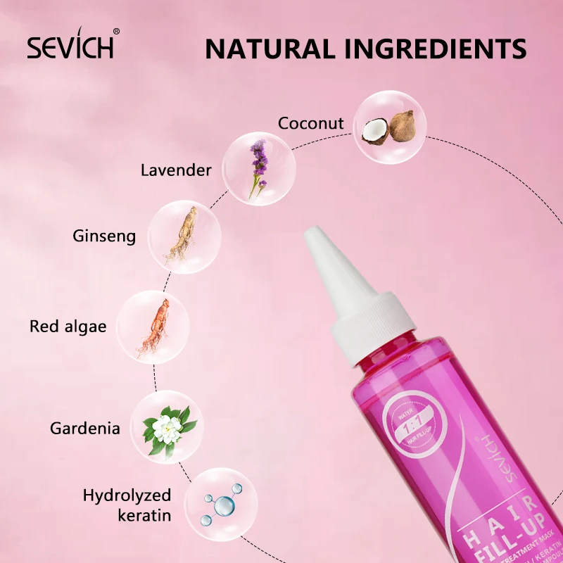Sevich 5 Second Water Infusion Hair Mask 100ml Smooths Frizzy Repairs Damage Non-greasy Hydration Keratin Hair Treatments Mask