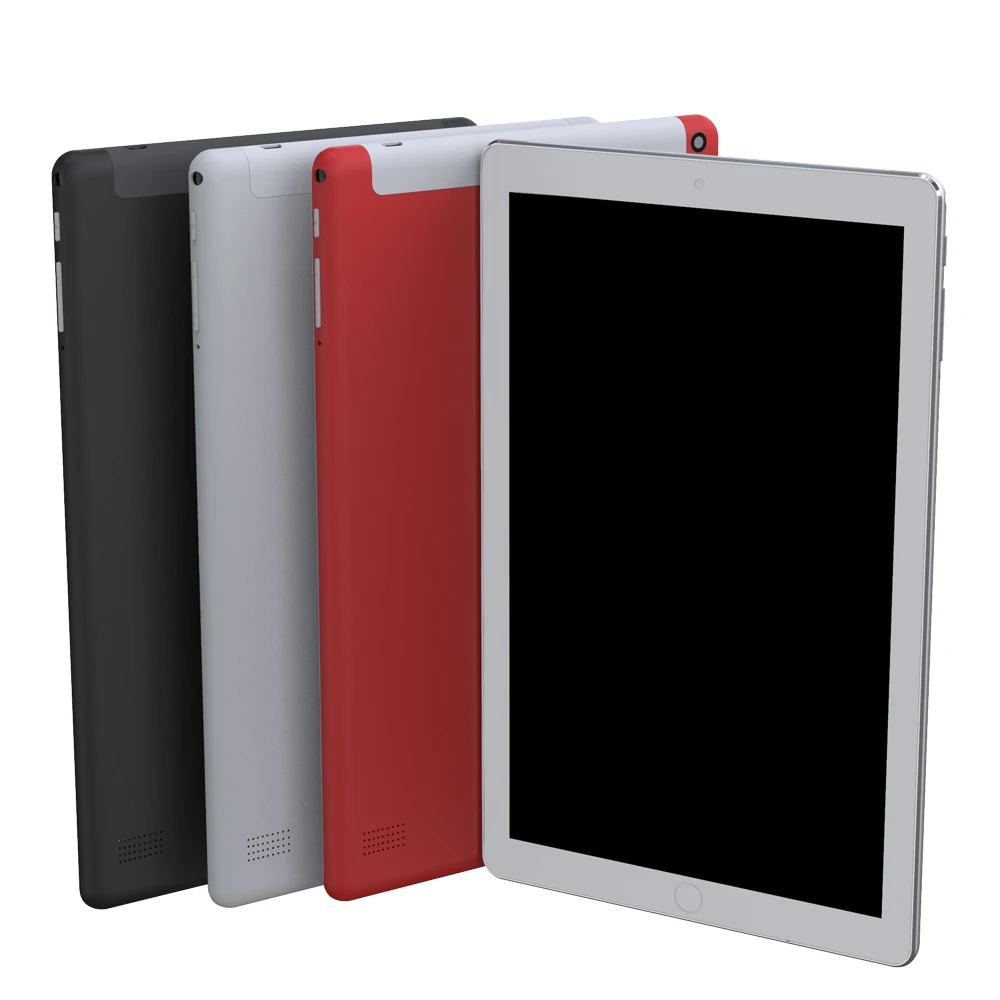 Android планшет 10 дюймов разблокированный планшетный ПК с двумя слотами для sim-карт 4G телефон с поддержкой Восьмиядерный 64 Гб Wifi gps серебристый/черный/красный