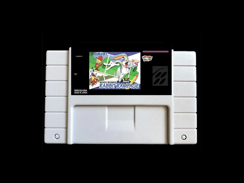 Bugs Bunny Rabbit Rampage США-NTSC Версия 46 контактов Видеоигры карта NTSC для ретро видеоигр
