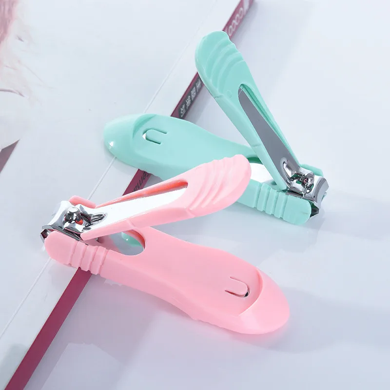 

1 Pcs Professional Nail Clippers Stainless Steel Nail Cutter Toenail Fingernail Manicure Trimmers for Thick Nails Random Colors