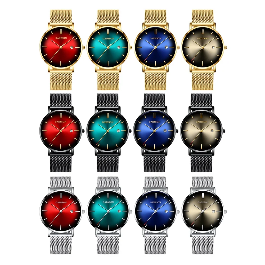 Relojes de cristal de lujo para mujer, reloj de pulsera de cuarzo de diseño Original, creativo, femenino - Imagen 2