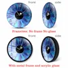 Blue Evil Eye Iris Pupil Printed Wall Clock For Eye Clinic Optician Artwork Decor Silent Wall Watch Eye Doctor Optometrist Gift 4