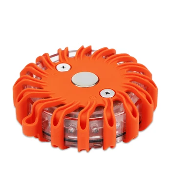 

Magnetic Red LED Flare Emergency Road Beacon Rechargeable Safety Light 9 Modes Flashing Strobe SOS for Marine Boat Rescue