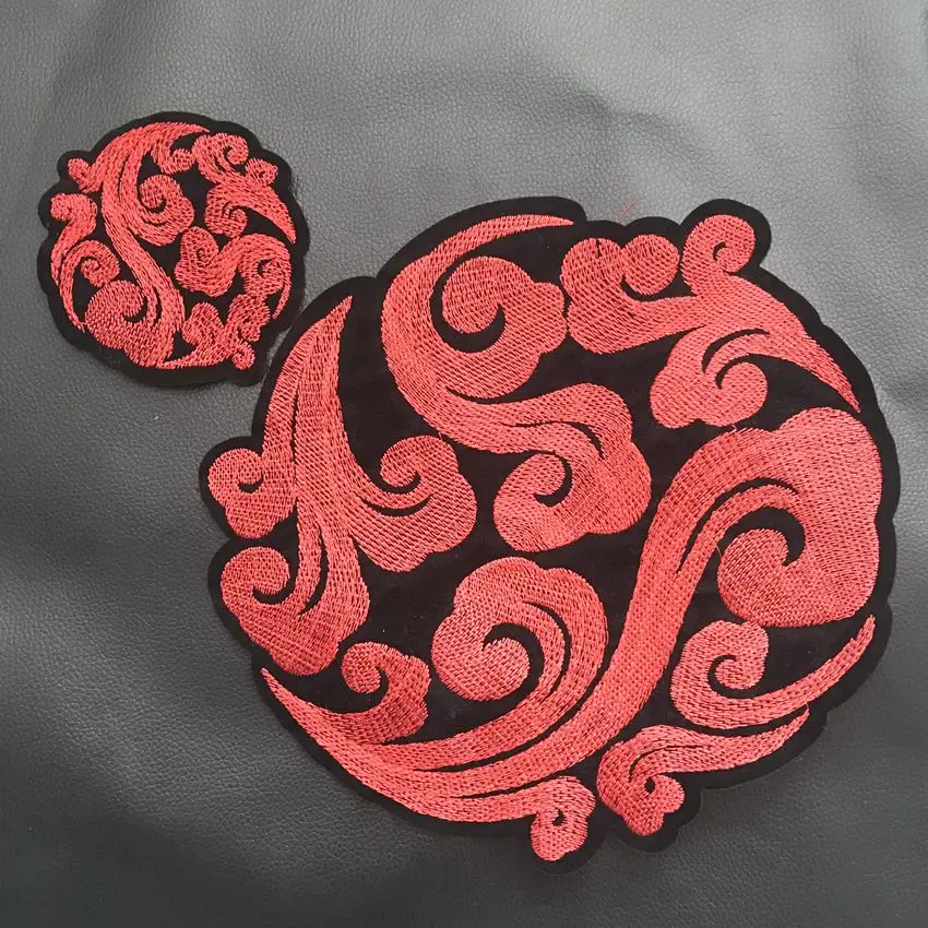 New Arrival Clouds Sew on Patches Logo Organization Red Cloud Cartoon Embroidery Cloth Paste Trend Patch Decal | Дом и сад