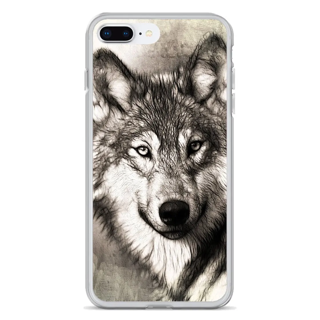 meizu phone case with stones black For Meizu M2 M3 M5 M6 NOTE M6t MX6 M3S M5S M6S Pro 5 6 Plus U20 Soft Transparent Shell Covers Animal Wolf Roaring best meizu phone cases Cases For Meizu