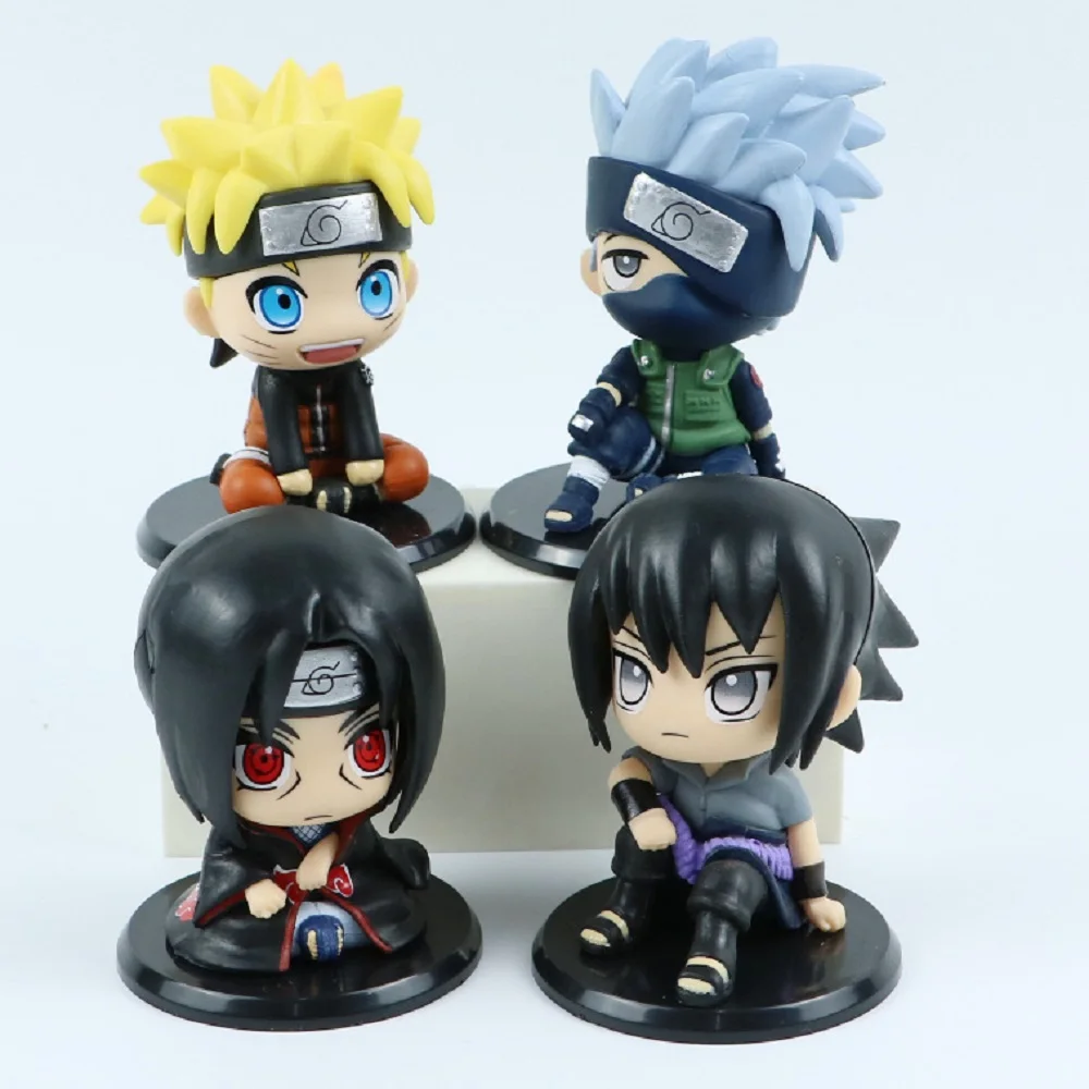 Desconto Naruto, hatake kakashi anime figura de área de trabalho de  decoração de modelo de ação de boneca coleção de desenhos animados  crianças, crianças brinquedo legal presente de natal - Ação e