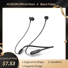 AUSDOM S5 Sport Wireless Bluetooth Earphone Headset High Quality Bluetooth Earbuds With Mic Magnetic Neckband for iPhone Xiaomi