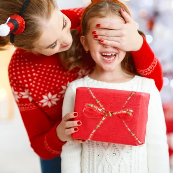 

Christmas Holiday Vintage Packaging Wrapping DIY Ribbon Wrapping Accessories