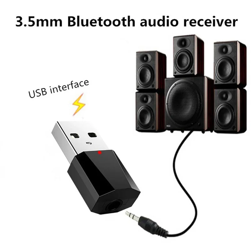 Bluetooth 4,2 аудио приемник передатчик мини стерео Bluetooth AUX RCA USB 3,5 мм разъем для ТВ PC автомобильный комплект беспроводной адаптер