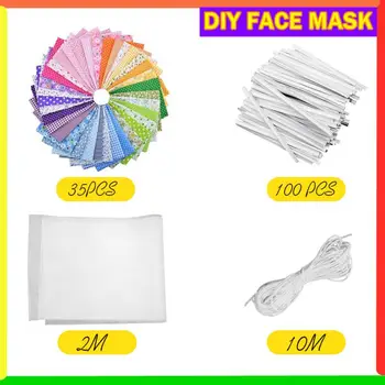 

Hand-stitched DIY Color Handmade Cloth Face Protection Shield Cover Kit DIY Face Mask Tool Sewing Making Tool