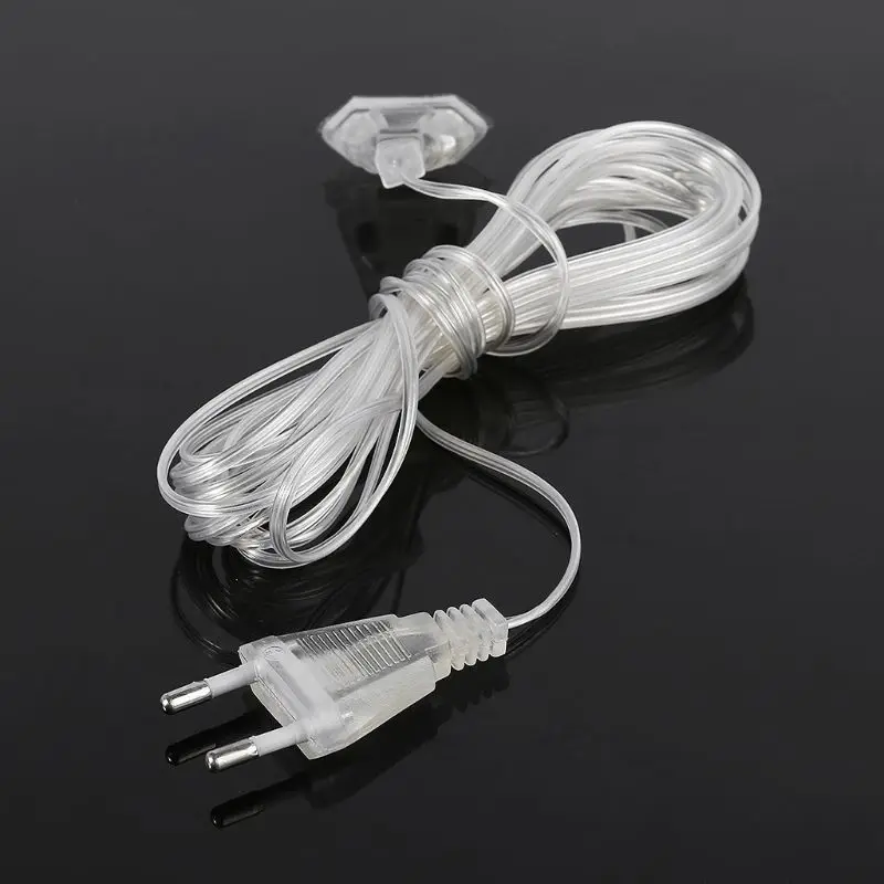 

5m Power Extension Cable Extender Wire For LED String Light Christmas Lights EU Plug