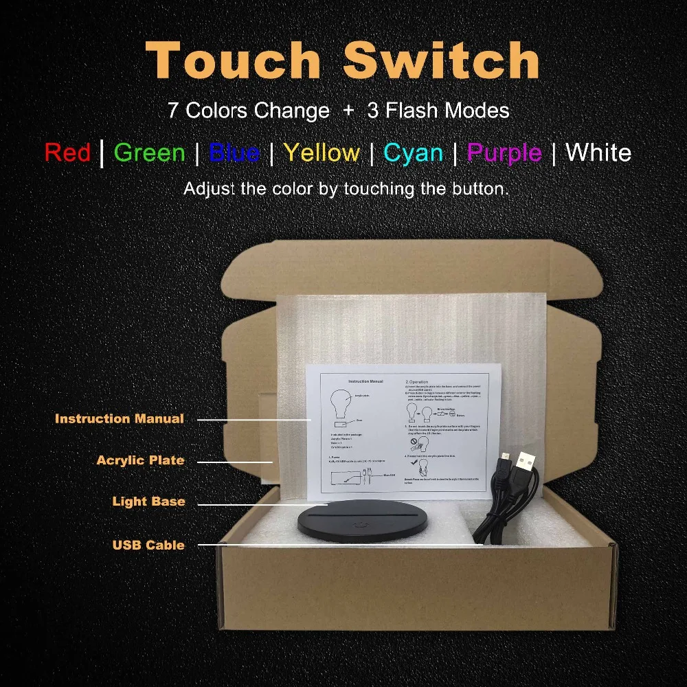 3 touch switch