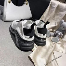  Women Platform Casual Sneakers Brand Shoes Female Sport Running Ladies Genuine Leather Chunky Trainers New 