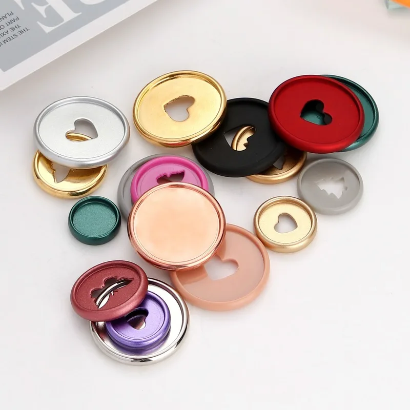 100PCS Mushroom Hole Notepad Binding Buckle Plastic Binding Disk Clip Ring Notebook Office Learning Supplies