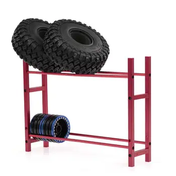 

1/10 Scale 1.9 2.2 Wheel Rim Tire Storage Rack for RC Crawler Traxxas TRX-4 Axial SCX10 D90 D110 TF2 RC Car