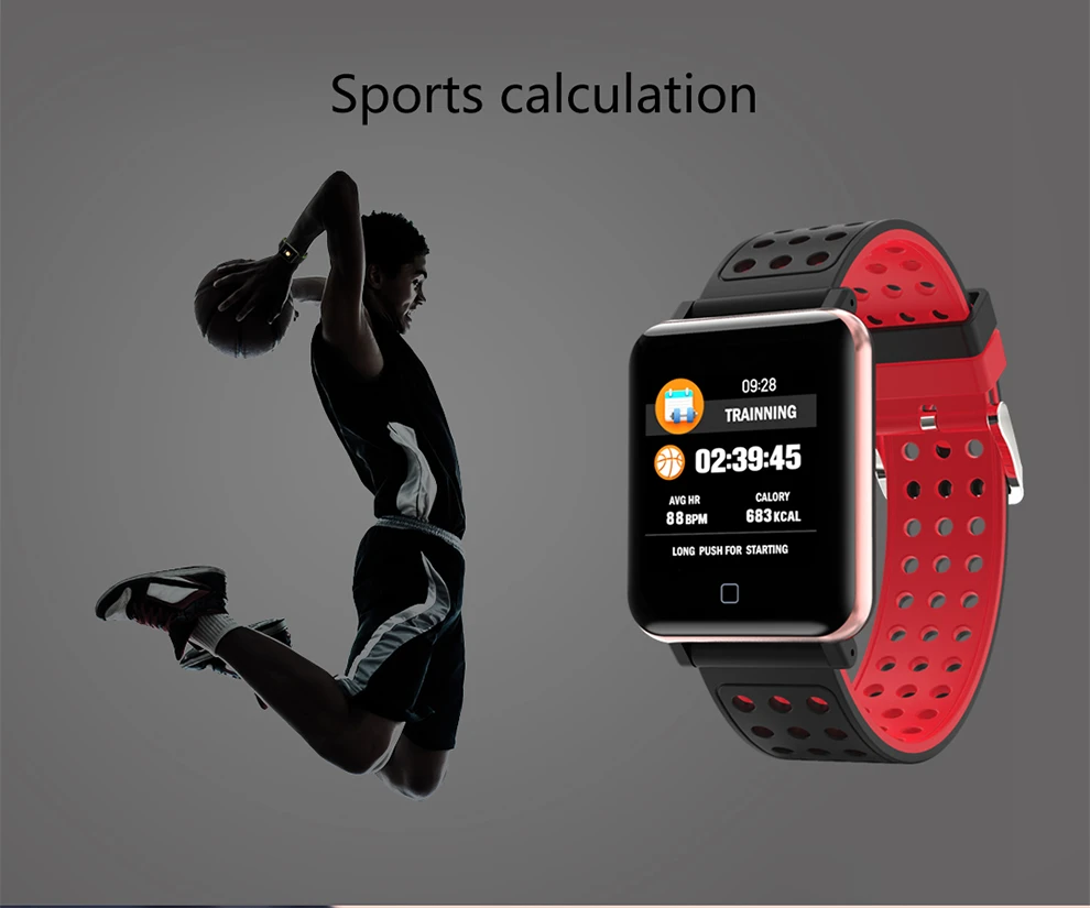 2021 New Blood Pressure Smart Watch Men Heart Rate Sports Watch Pulse Meter Swimming Bracelet Waterproof Bluetooth Clock for Wom