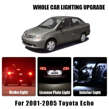 

Brake Parking Reverse Light White Amber Red Car LED Bulbs For 2001-2005 Toyota Echo Turn Signal Lamp Exterior Interior LED Light