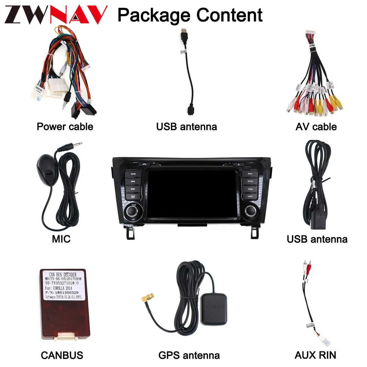 Best Android 9.1 Car Auto multimedia Radio For Nissan X-TRAIL Qashqai Dualis Rouge 2013-2017 cd dvd NP300 GPS Navi stereo BT map wifi 4