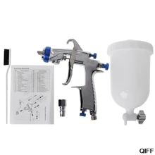 Прямая поставка и пластиковый 400cc W 101 ручной воздушный пистолет-распылитель 1,3 мм японское качество Aug. 23