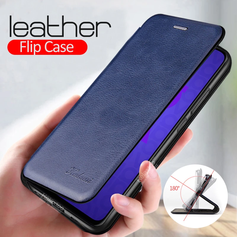 silicone case for huawei phone Leather flip case For huawei nova 5T p30 Pro p20 lite wallet stand phone cover on honor 10 light honer 20 10i P smart 2019 coque pu case for huawei
