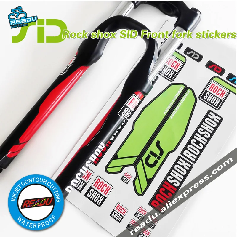 Stile Classico Rockshox Sid Sticker Mountain Bike Forcella Anteriore Adesivi Anteriore Della Bicicletta Decalcomanie Forcella Sid Forchetta Adesivi