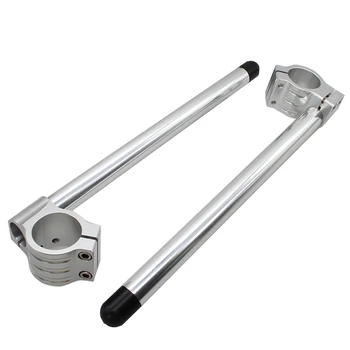 

1 pair 7/8" 22mm CNC Adjustable Motorcycle Handlebar 50mm Adjustable Clip On Ons Fork Handle Bar for a motorcycle cafe racer