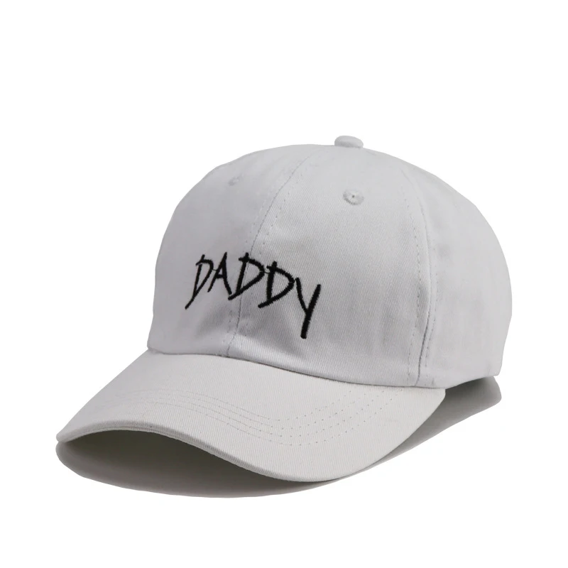 2-White-DADDY Новинка папа Шляпа Вышитая бейсболка шляпа мужская летняя хип-хоп кепки, шляпы - Цвет: 2-White-DADDY