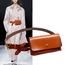 Кожаная модная женская сумка с карманами, простая сумка для мобильного телефона, сумочка, Индивидуальные Модные женские ремни, декоративная тонкая сумка на ремне, heuptas