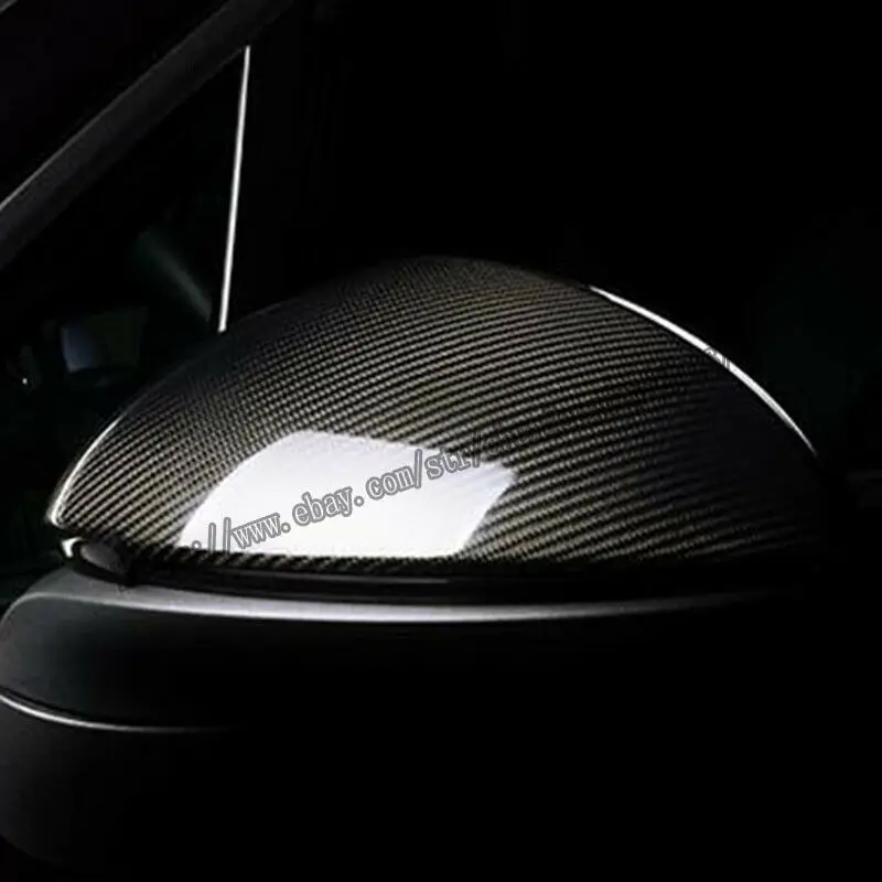 Подходит для Porsche Cayenne- Высокое качество Настоящее углеродное волокно Боковые зеркала крышки 2 шт