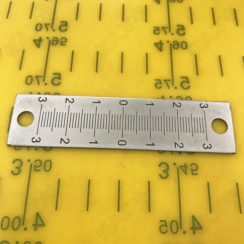 

2pcs Length: 60 mm Middle Ruler With Holes Top And Bottom Height Ruler Mechanical Ruler Symmetric Ruler 80 # 20 # 1 # 6 # 70
