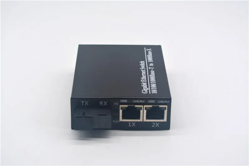 Гигабитный Ethernet коммутатор 2*10/100/1000base t в 1 * 1000Base X одномодовый двойной волоконный