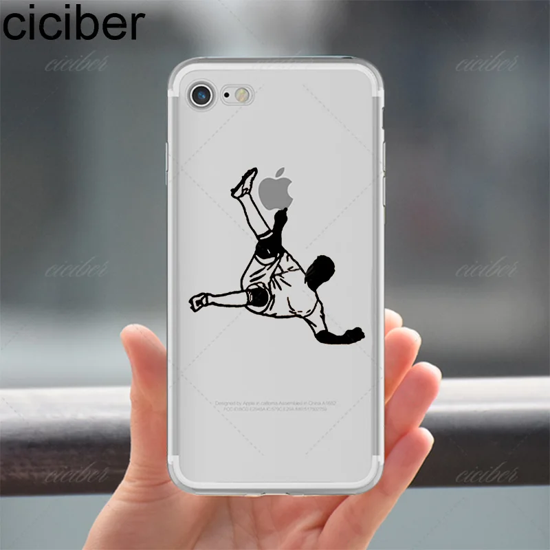 Ciciber Бейсбол Футбол Теннис Спорт мягкий ТПУ чехол для телефона Iphone 11 Pro Max 6 6S 7 8 Plus 5S