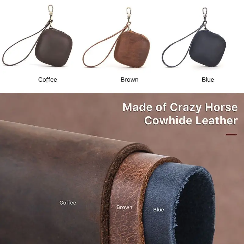 Anti scratch Leather Case Protective Cover with Lanyard for Beats Powerbeats Pro Wireless Bluetooth Headphones