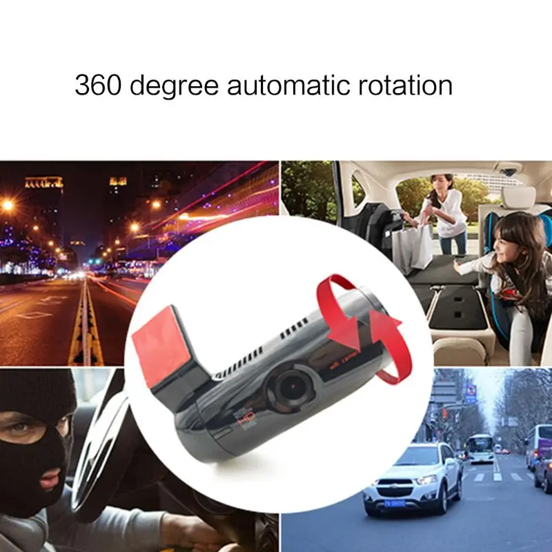 Автомобильный видеорегистратор камера Full HD 1080P USB Hide мини-приборная панель рекордер Wifi навигация ночного видения широкий угол вождения рекордер
