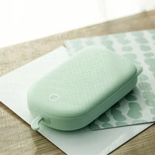 Портативный милый USB Перезаряжаемый ручной обогреватель карманный мини-мультяшный внешний аккумулятор Удобный обогреватель грелки зеленый