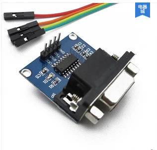 

H04 10pcs/lot MAX3232 RS232 to TTL Serial Port Converter Module DB9 Connector MAX232