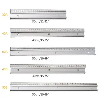

45 Type T Track with Scale Gauge Ruler T-tracks Slot Miter Track DIY Table Saw Workbench Woodworking Tool