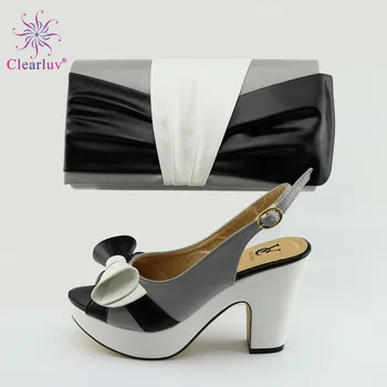 

Latest Royal Blue Color Italian Matching Shoe and Bag Set for Wedding Rhinestone Blue Shoe and Bag Set Nigerian Women Shoes Bag