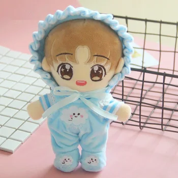 

[MYKPOP]KPOP Doll's Clothes & Accessoires- Blue 4pcs Set for 20cm Dolls(without doll) Fans Collection E9 SA19122001