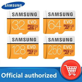 

Samsung MicroSD card 32GB 64GB 128GB Memory Card UHS-I 100MB/S EVO microSDHC SDXC Class10 4K TF Card for Smartphone Tablet etc