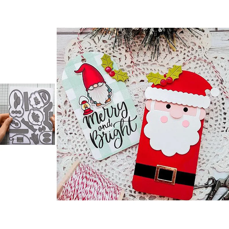 Troquel De Corte De Papá Noel De Navidad Para álbum De Recort DIY