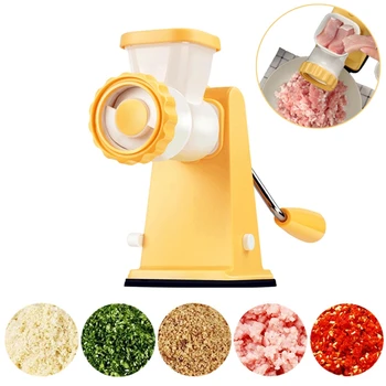 

Household Portable Manual Meat Grinder Chopper Stainless Steel Kitchen Tools Food Processor Mincing Grinder Machine