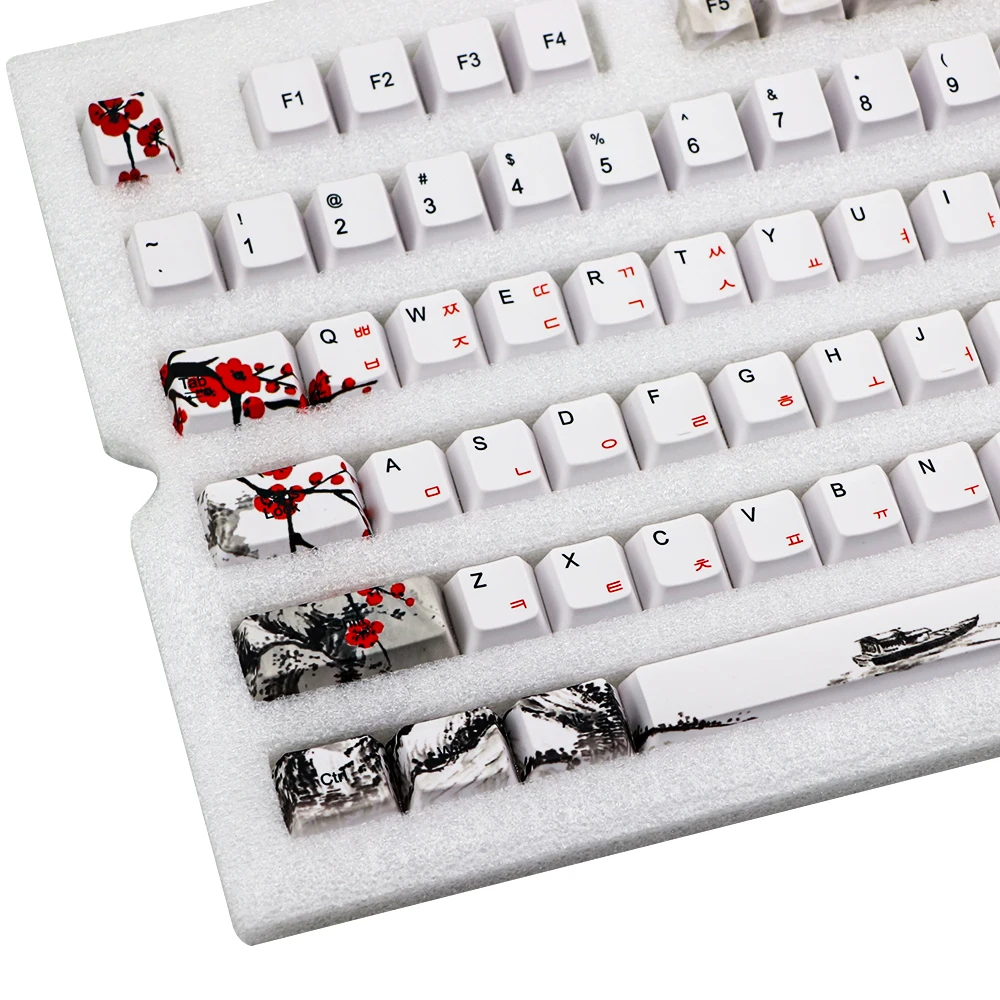 Somente vendas keycap novidade corante sub flor