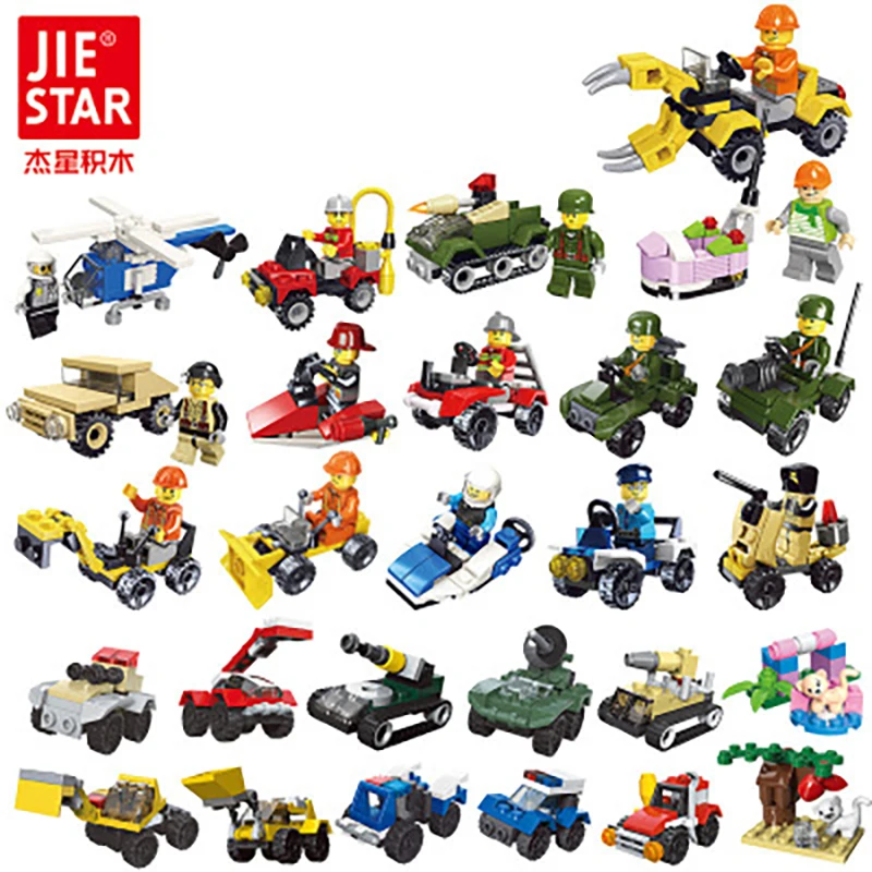 241pcs City Police Military Series Set Legoes Building Blocks Car Boat Tank Compatible Brick Toy Children Gifts |