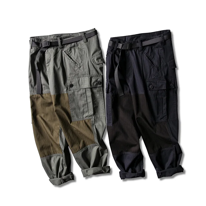 

Vertical Ze Produced 19 Years Spring New Style Japanese-style Origional 2-Color Leg Joint Straight-leg Pants