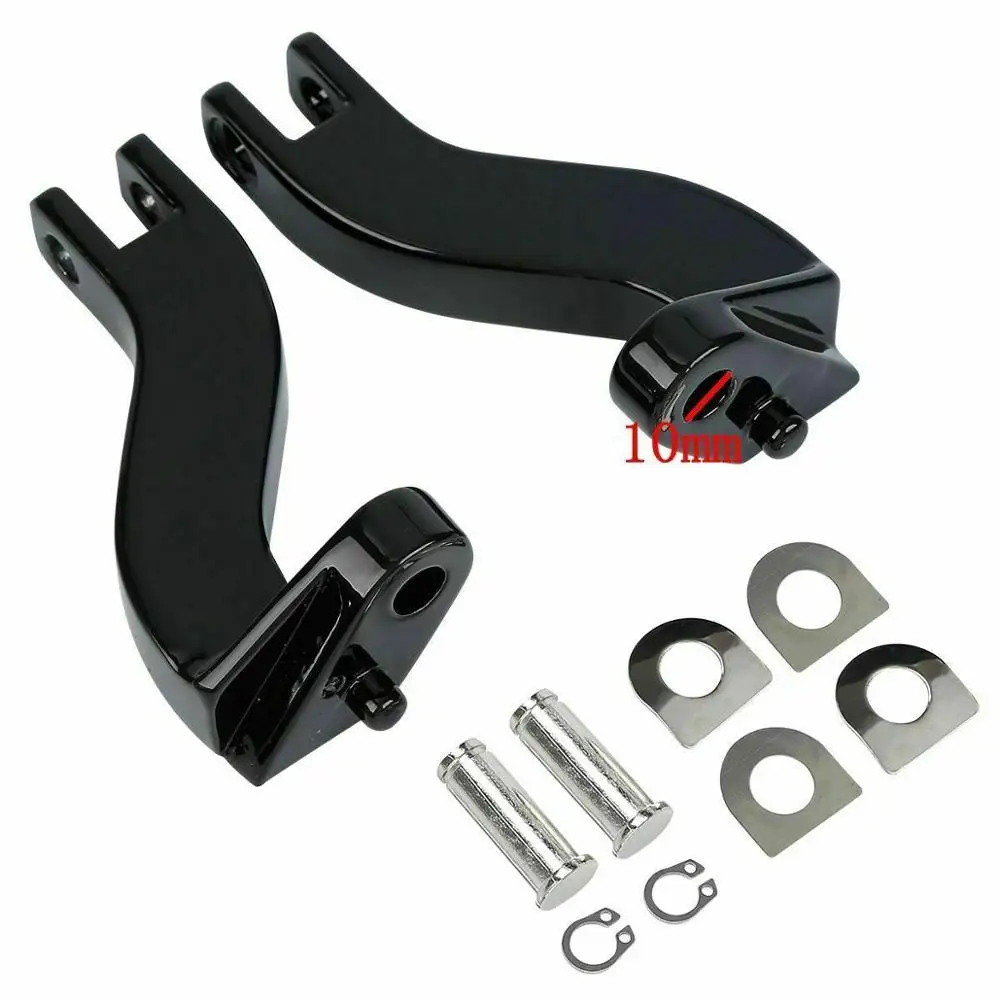 Мотоцикл задний пассажирский подножек крепление для Harley Touring Road King Road Glide Street Glide 1993 - Цвет: Mounting Brackets