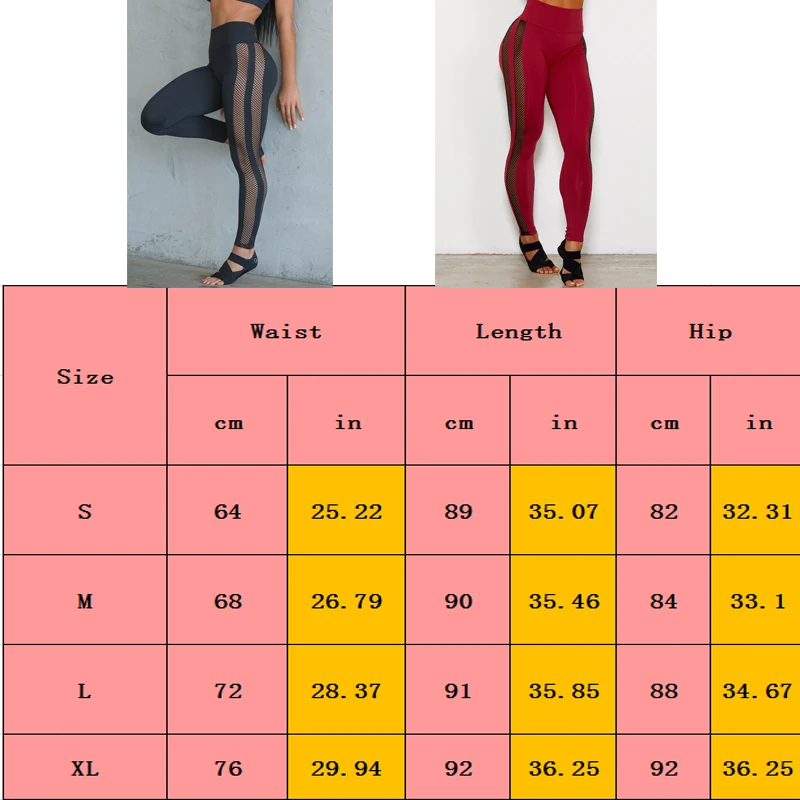 Womens Fitness Leggings Running Gym Sport High Waist Jogging Pants Trousers