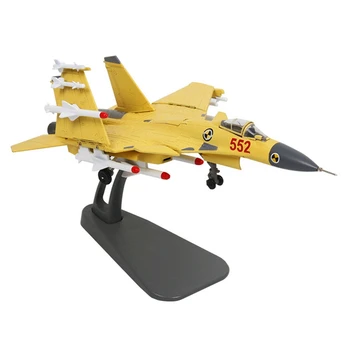 

1/100 Scale Fighter Model China J-15 Flying Shark Flanker-D Carrier-Based Aircraft Diecast Metal Plane Model Toy