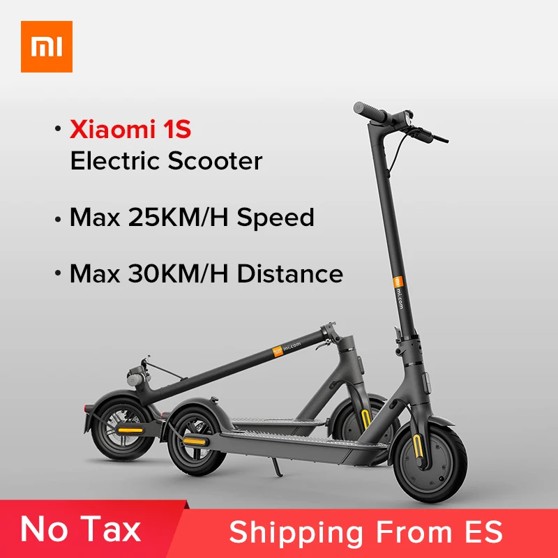 Электрический скутер Xiaomi 1S MIJIA умный электрический 25 км/ч - Цена: 31 849,69 руб.