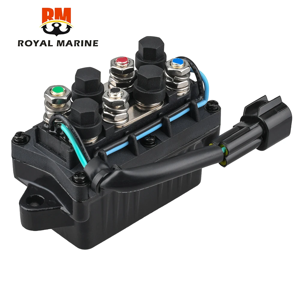 Trim Tilt Relais 61A-81950 für Yamaha Außenbordmotoren 2-Takt 60 PS bis 200 PS 61A-81950-00 Bootsmotorteile
